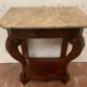 Louis Philippe console in mahogany and veneer XIX century