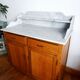 Art Deco marble bathroom cabinet