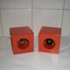 Pair of Orange Lamps from the 70s