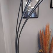 Lily of the valley floor lamp with 5 branches, vintage Italian design.