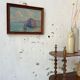 Sea framed oil painting