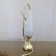 Lampe en laiton doré et verre royal lumière 1960