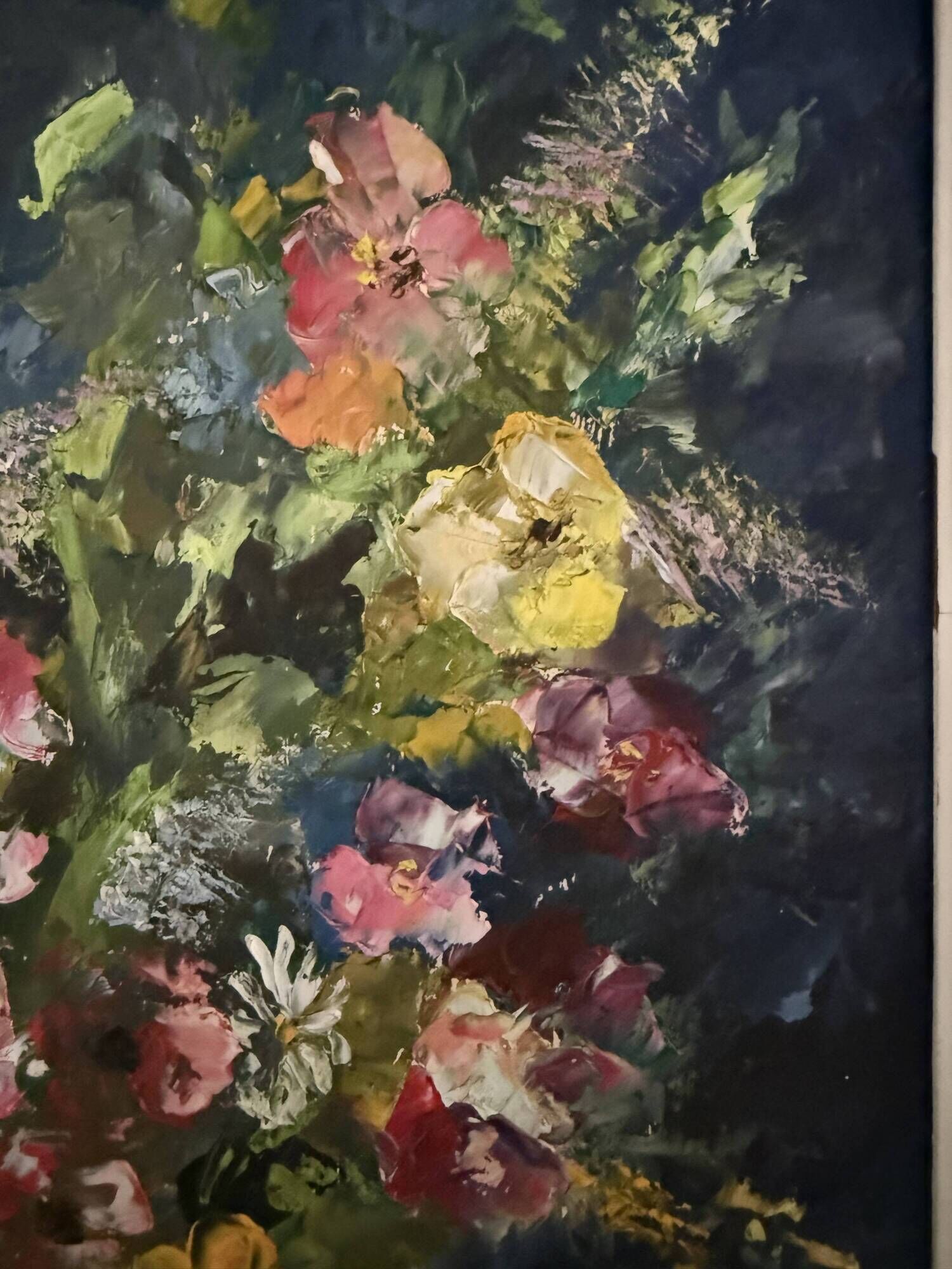 Oil on panel signed Renaud Gouiran