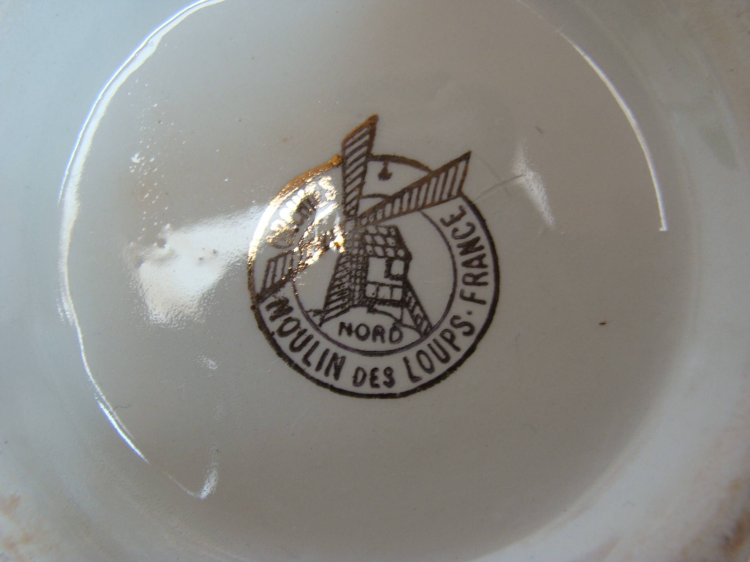 Old sauceboat Orchies Moulin des Loups