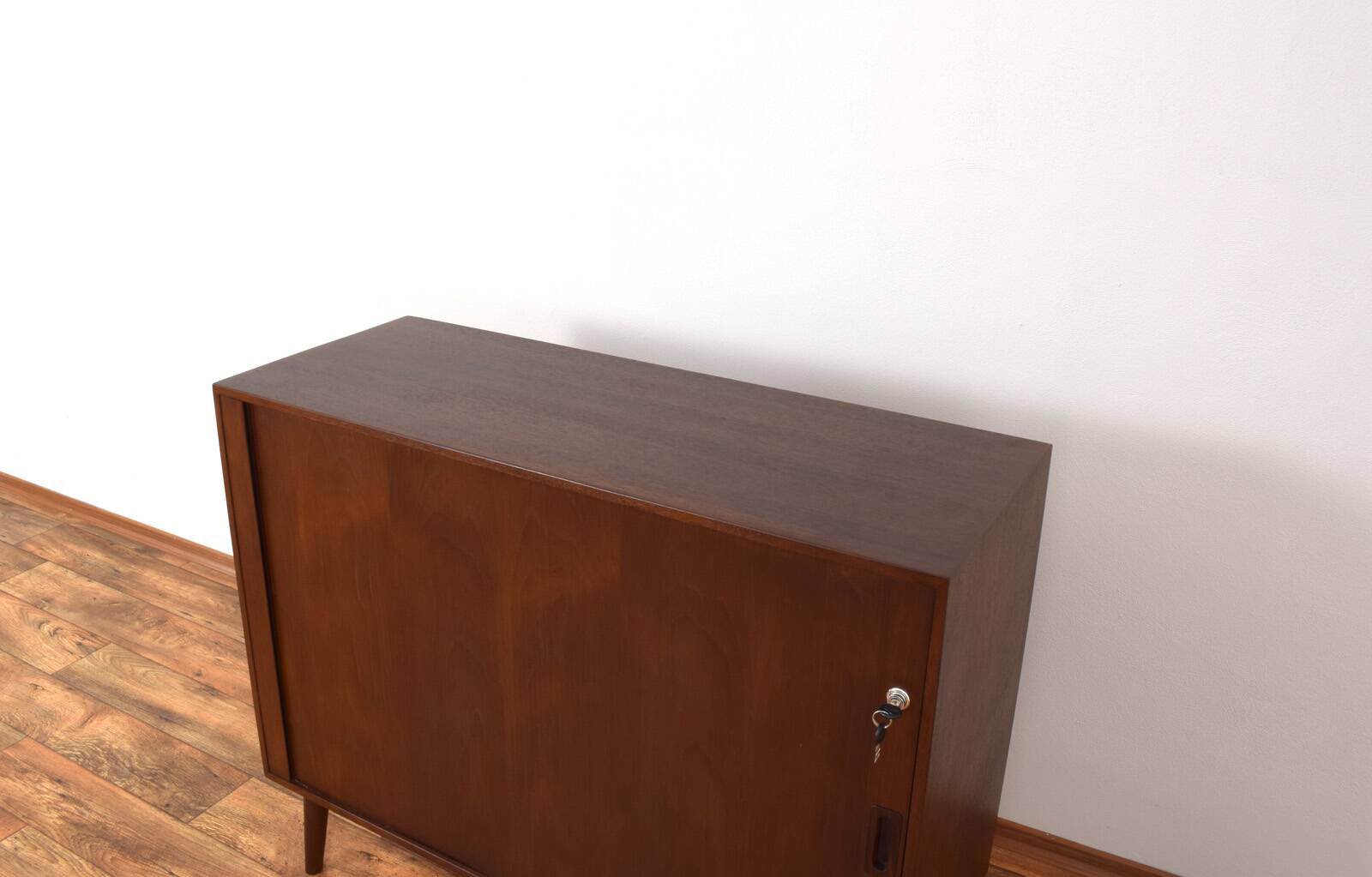 Mid-Century Danish Teak Tambour Doors Sideboard, 1960s