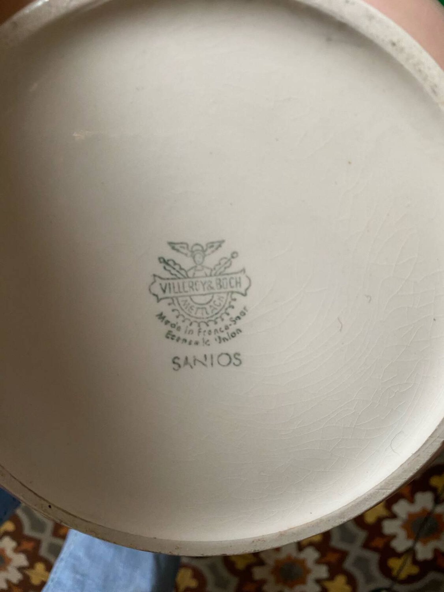 Villeroy and Boch powder pink salad bowl.