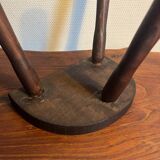 Wooden tripod stool