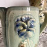 Antique pitcher in thought slip