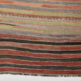 Wool on cotton kilim rug 202x166cm