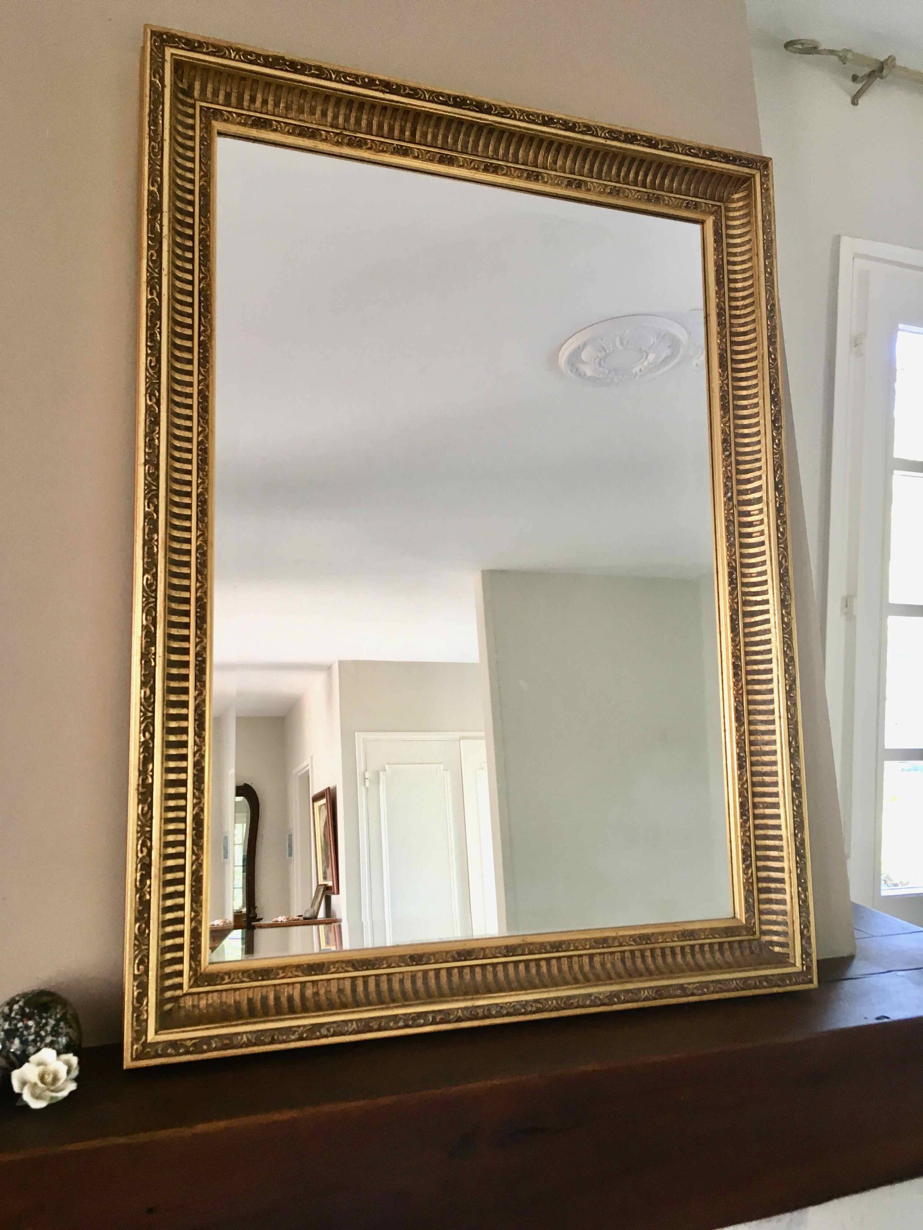 Beveled mirror 81x61cm