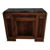 Buffet vintage style Art Deco black marble