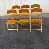 Set of 6 folding chairs