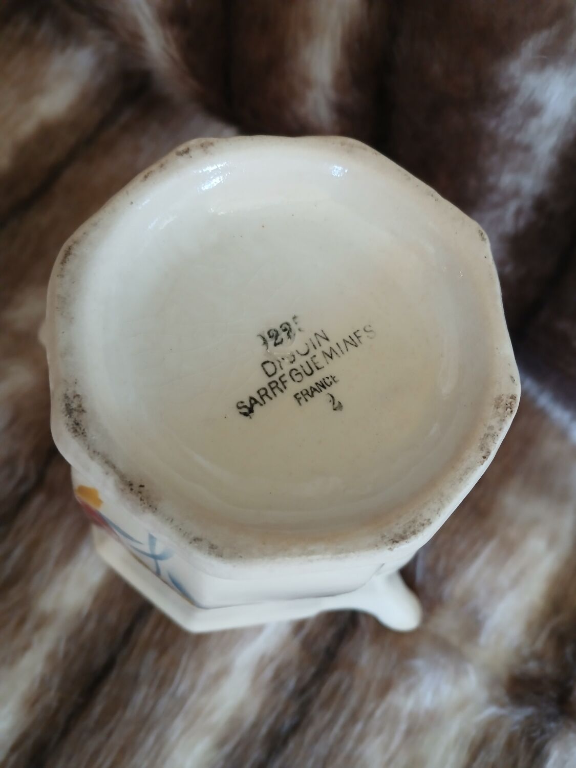 Old teapot/coffee pot from Digoin and Sarreguemines