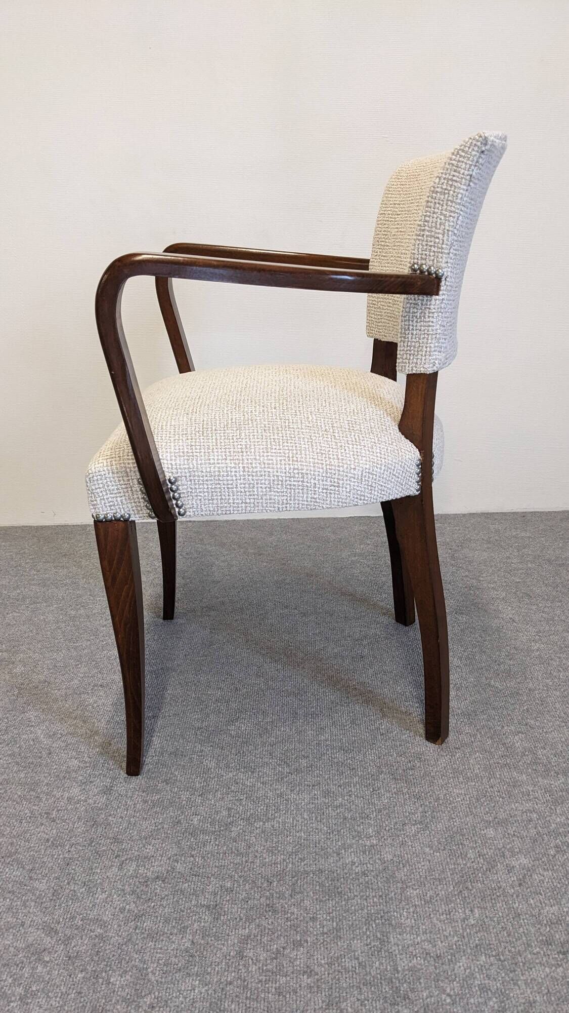 Pair of Art Deco bridge chairs, France circa 1930