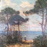 Oil on canvas, Saint Palais sur Mer, 1933