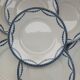 12 antique ironstone dinner plates