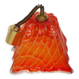 Glass pendant lamp, 1970s