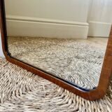 Antique scallop edged wall mirror c.1920-30s