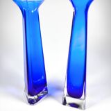 Murano Crystal Jarrones Sommerso Azul Cobalto