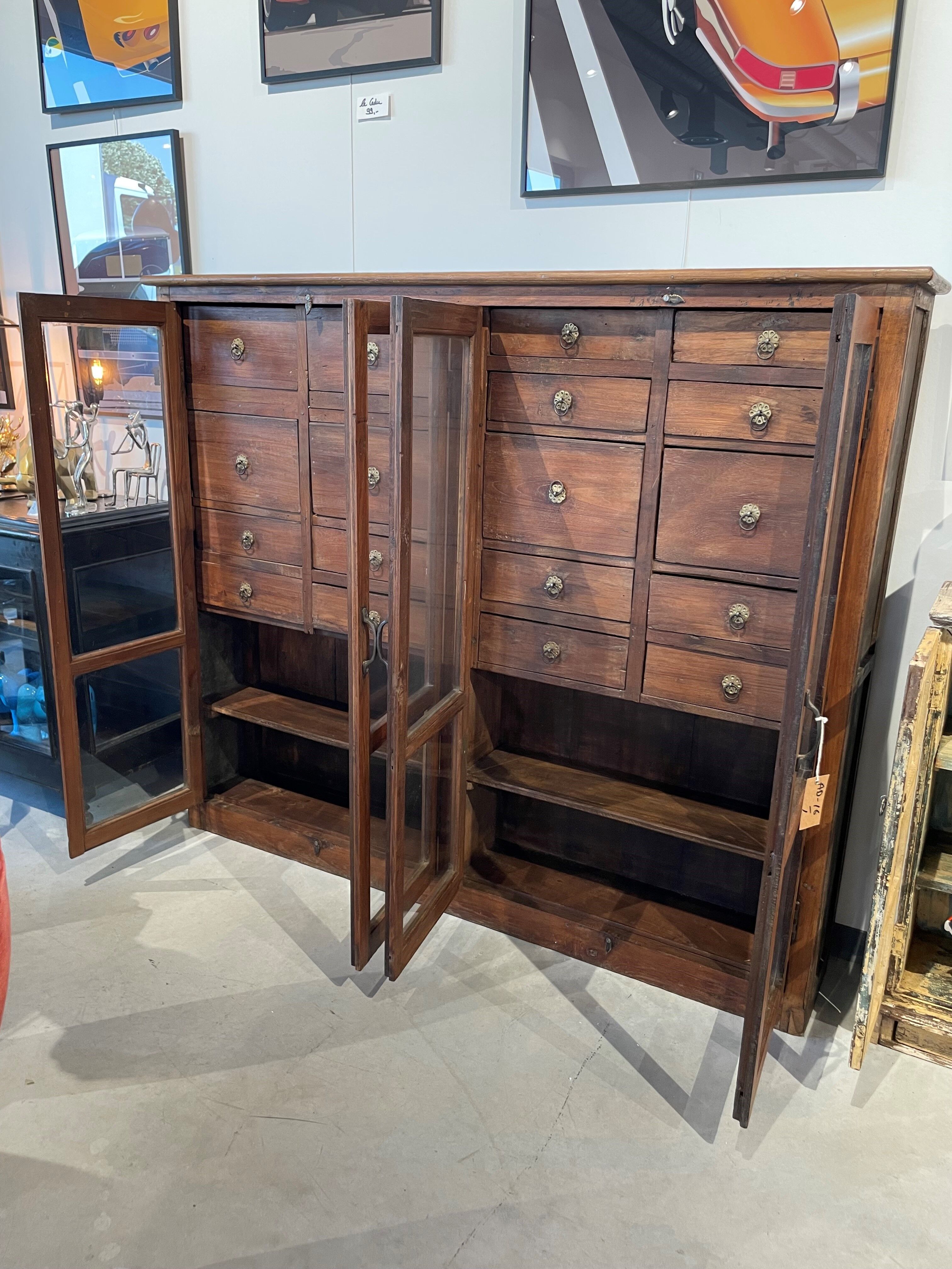 Teak glazed loom furniture