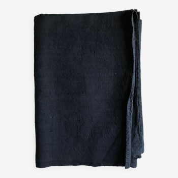 Nappe de vendange en chanvre teintée noir