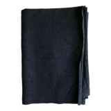 Black tinted hemp harvest tablecloth