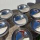 10 coupelles en inox 1970