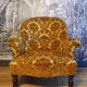 Fauteuil crapaud de style napoléon iii
