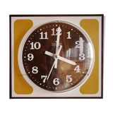 Vintage clock, wall clock "Junghans Café Ocre"