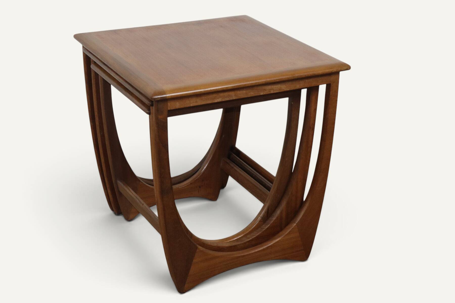 G-Plan teak nesting tables, 1960s.