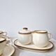 Set of 2 vintage coffee cups, pot and sugar bowl '1970s - Torgau