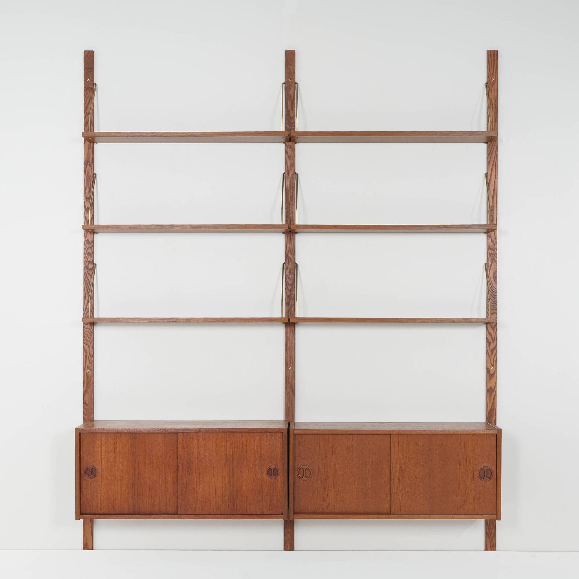 Teak modular shelving unit, Danish design, 1960s, made in Denmark