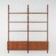 Teak modular shelving unit, Danish design, 1960s, made in Denmark