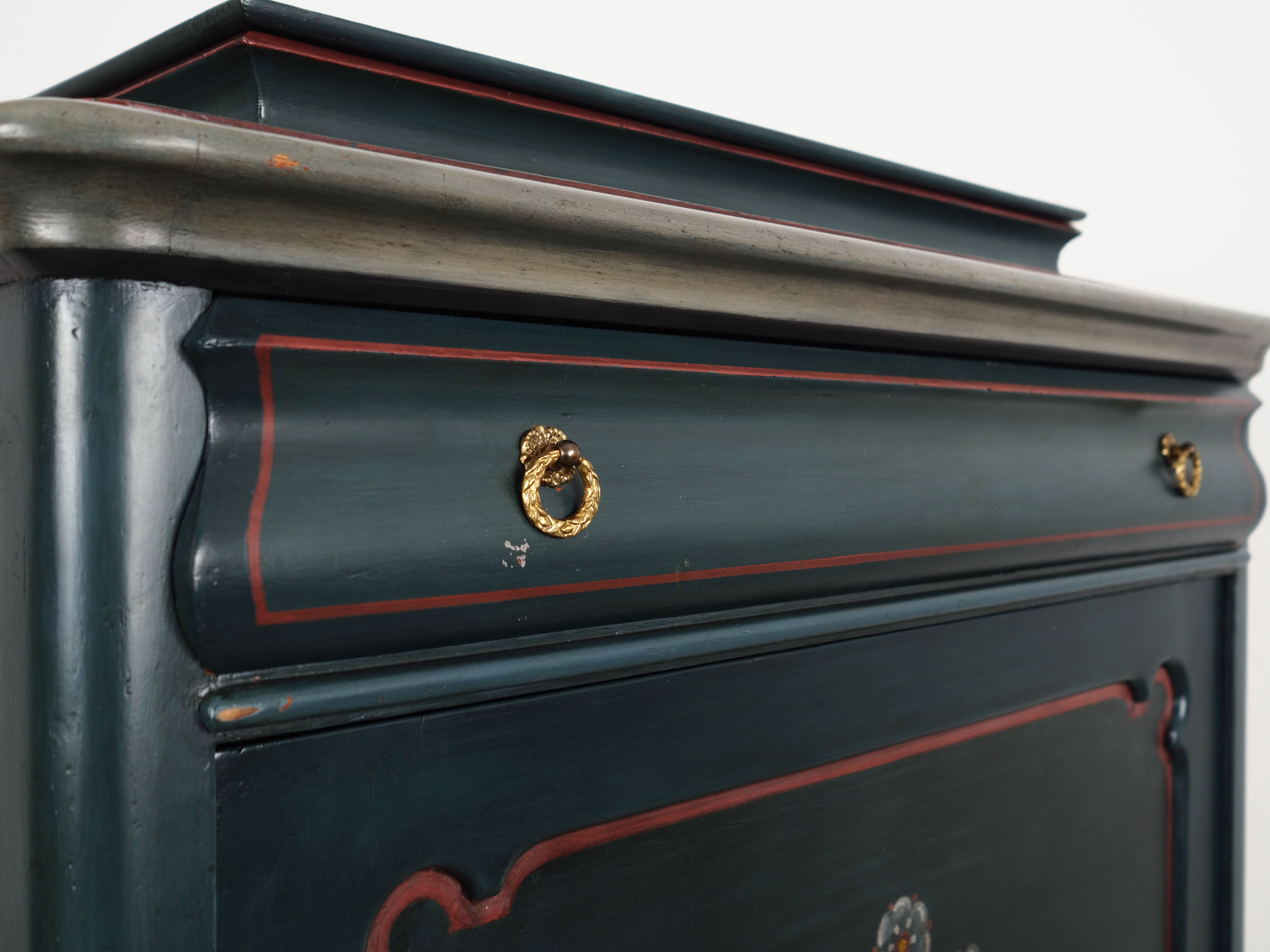 Pine laundry cabinet, Danish design, 1960s, production: Denmark