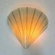 Murano Mazzega swirl glass ceiling light, Italy, 1970s