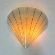 Murano Mazzega swirl glass ceiling light, Italy, 1970s