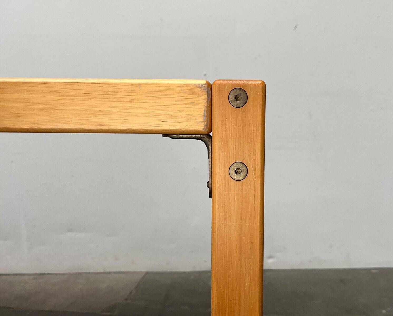 Vintage German Postmodern dining table or desk from the Profilsystem series by Flötotto, 1970s.