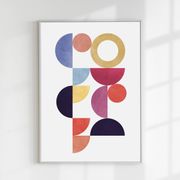 Geometric art print. A2 (42x59.4cm).
