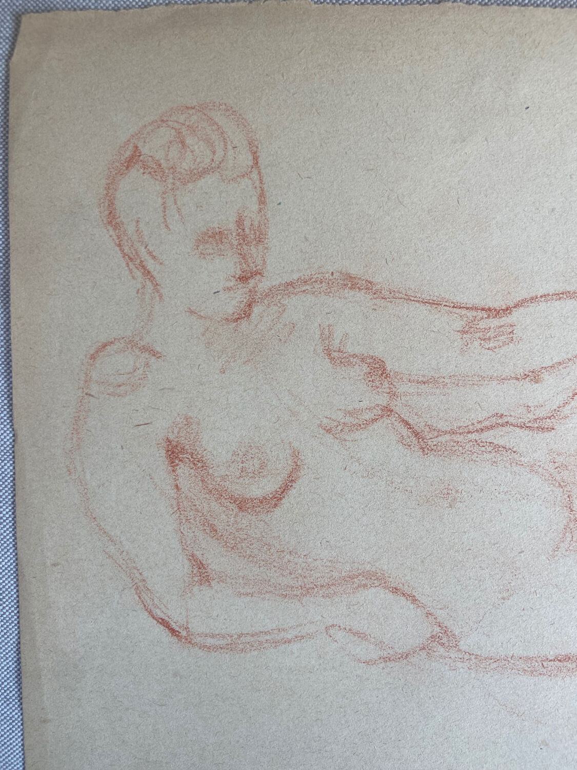 Female nude drawing