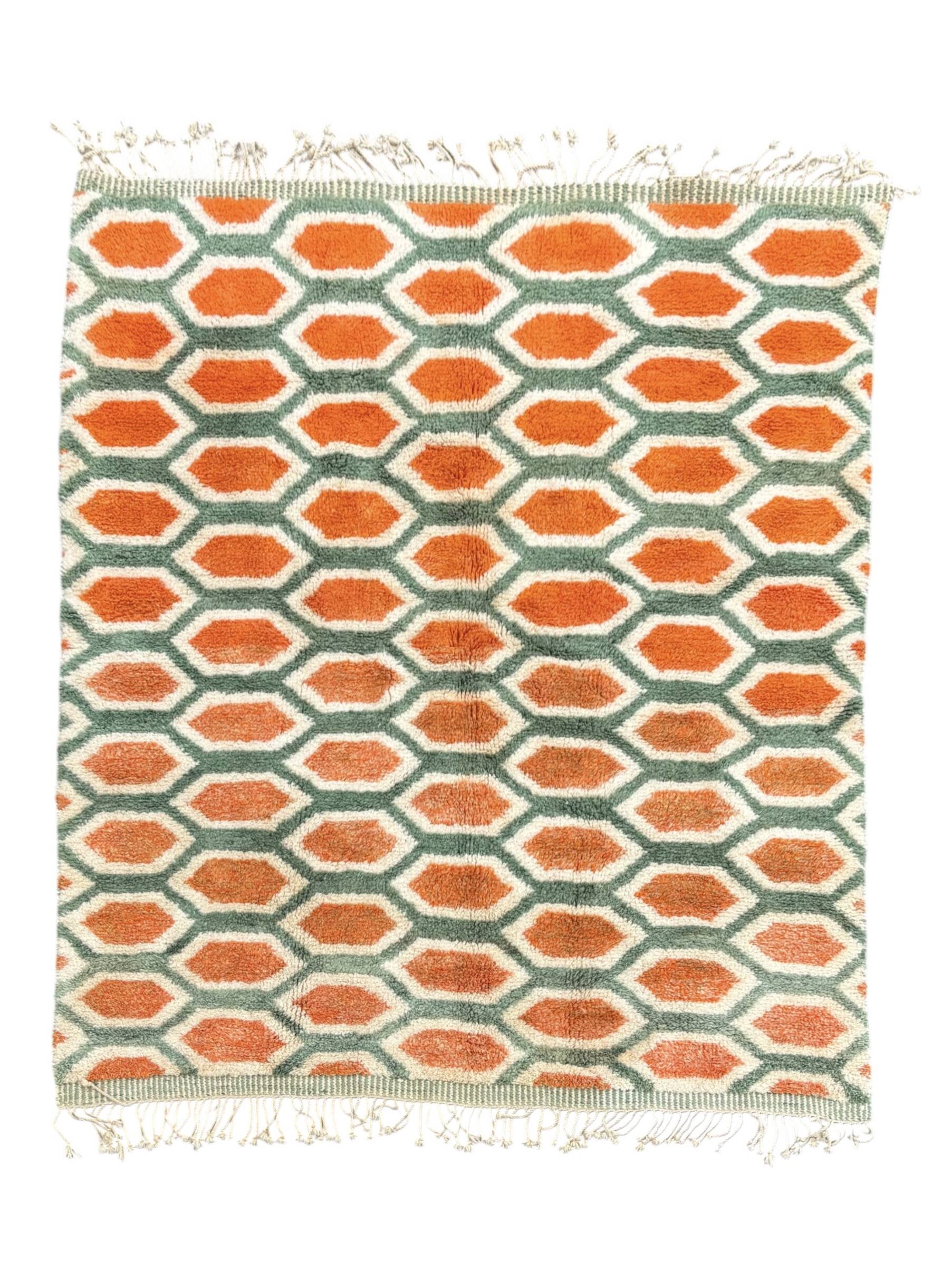 Berber rug Beni Ouarain M'rirt 200x250 cm – Hand-woven in wool