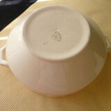 Salad bowl or vegetable in earthenware from Lunéville KG model Odile