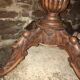 Table violon 2 tiroirs en noyer