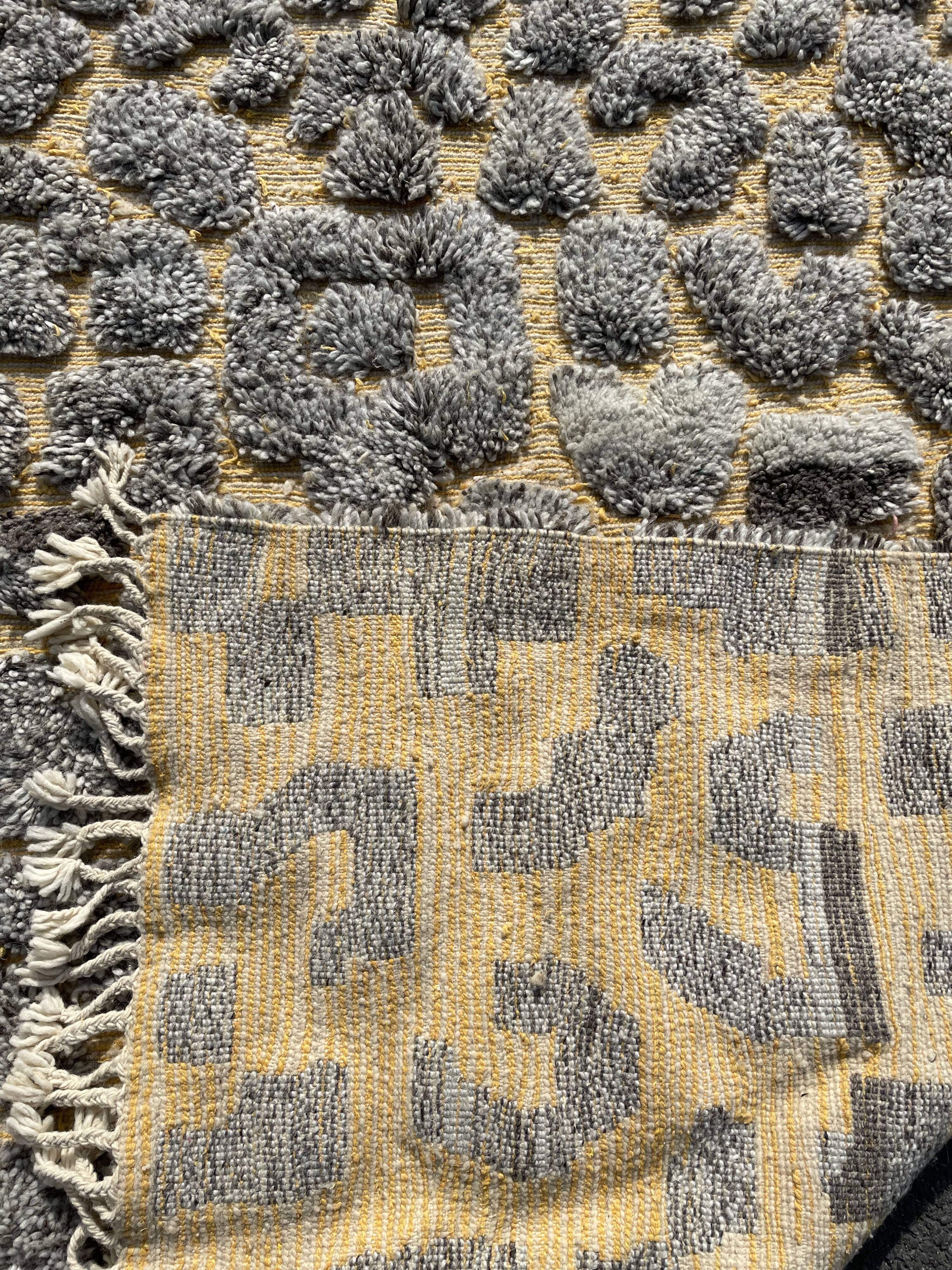 Carpet berbere m'rirt in wool 200x300 cm