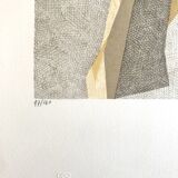 André beaudin, untitled, 1973. original lithograph signed in pencil