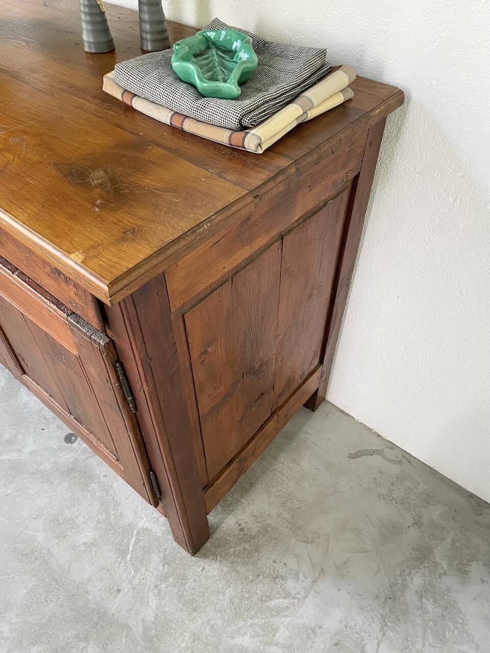 Jam cabinet, folk art furniture, oak, 19th century