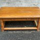 Table basse de ferme en chêne massif 1950 de 105cm