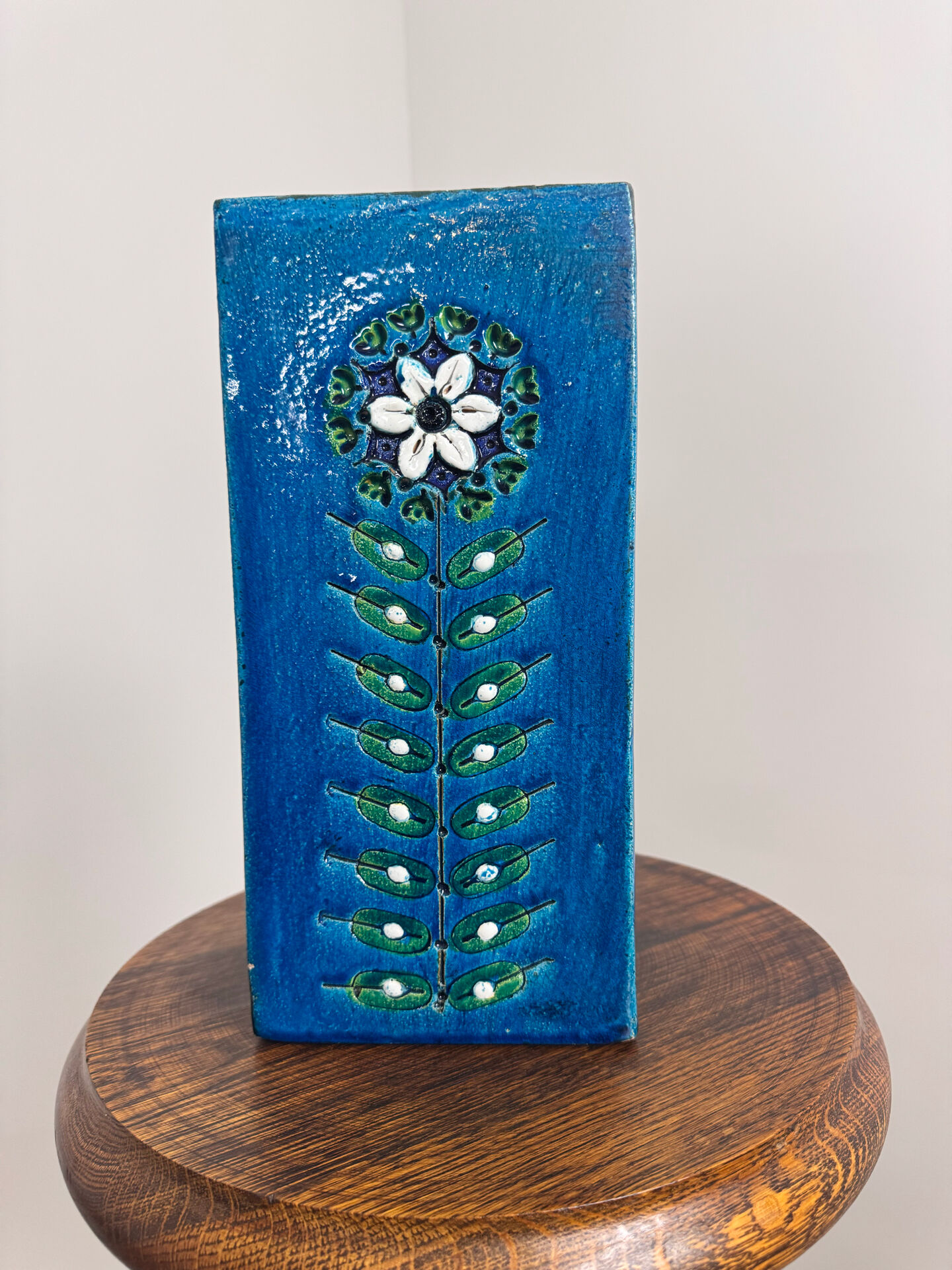 Ceramic vase by Aldo Londi for Bitossi Italy