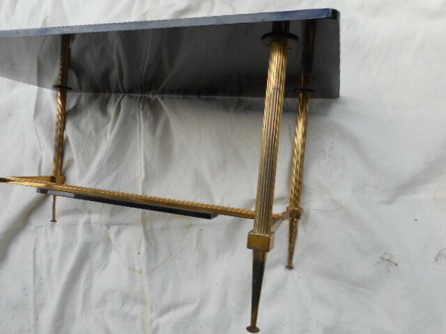 Brass 1950' coffee table