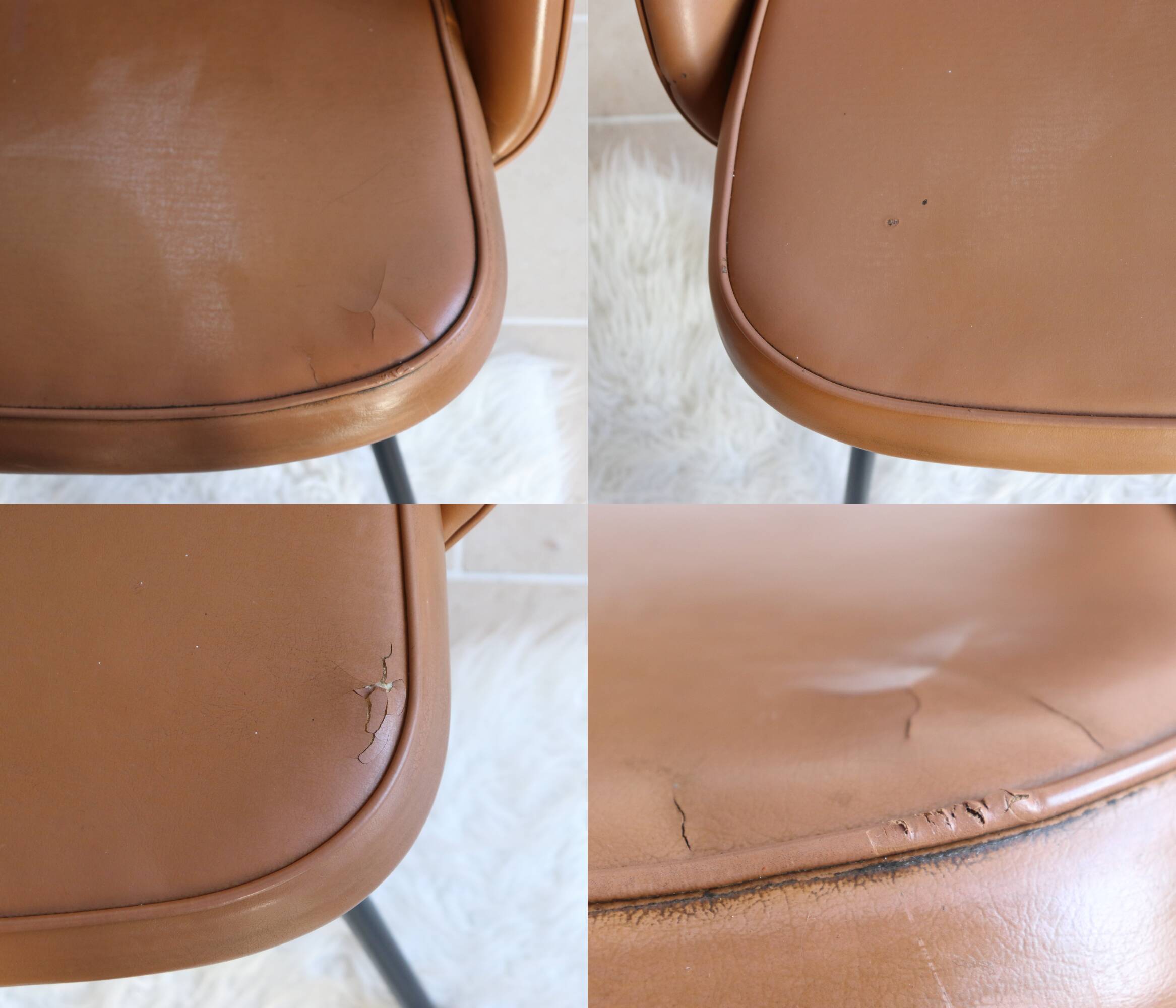 Suite of 4 Conference chairs by Eero Saarinen for Knoll of the 50s