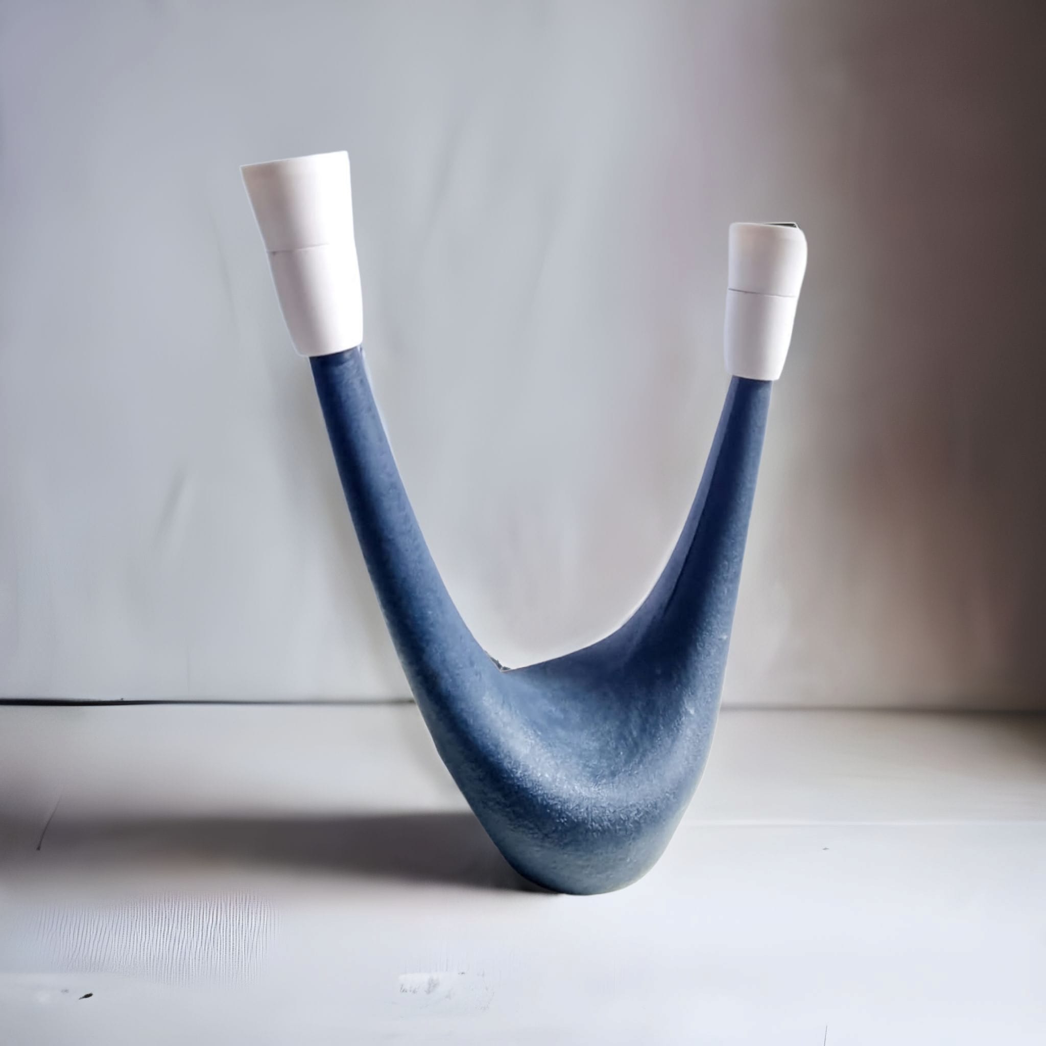 Mid-Century Atomic Era U-Shaped Table Lamps, 1950s, Set of 2